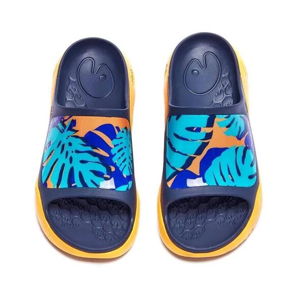 UIN Men\'s Sandals Beach Summer Casual Comfort Slippers(PALM TREE)